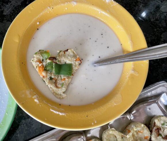 dip the prepared cutlet into batter